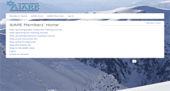 Desktop Screenshot of aiare.info